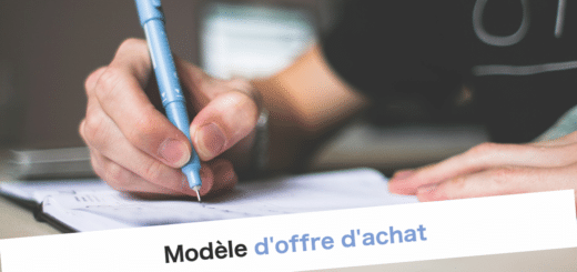 Modèle d'offre d'achat