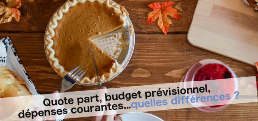 Quote part, budget prévisionnel, montant moyen de la quote-part...quelles différences ?