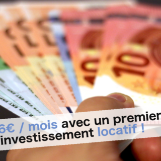 186€ / mois avec un premier investissement locatif