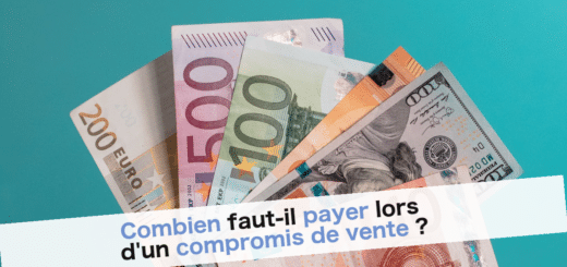 Combien payer lors d'un compromis de vente ?